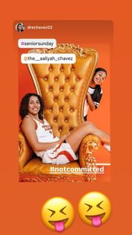 Aaliyah Chavez's mother confirms her commitment status through an Instagram post amid Texas Longhorns rumors